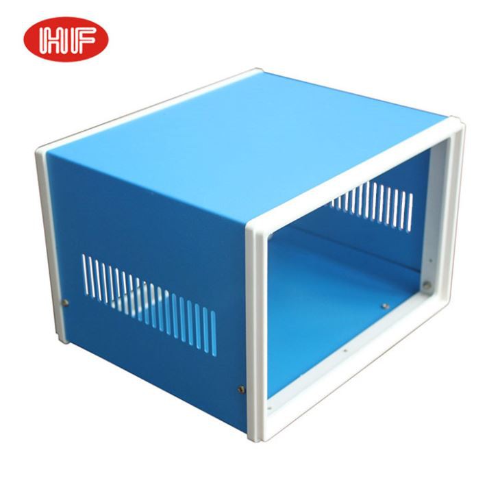 Electrical Case Metal Box Fabrication Desktop Enclosure With Plastic Frame